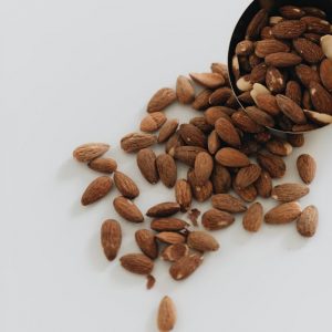 Bio-Mandeln Geröstet und Gesalzen Mit Schale